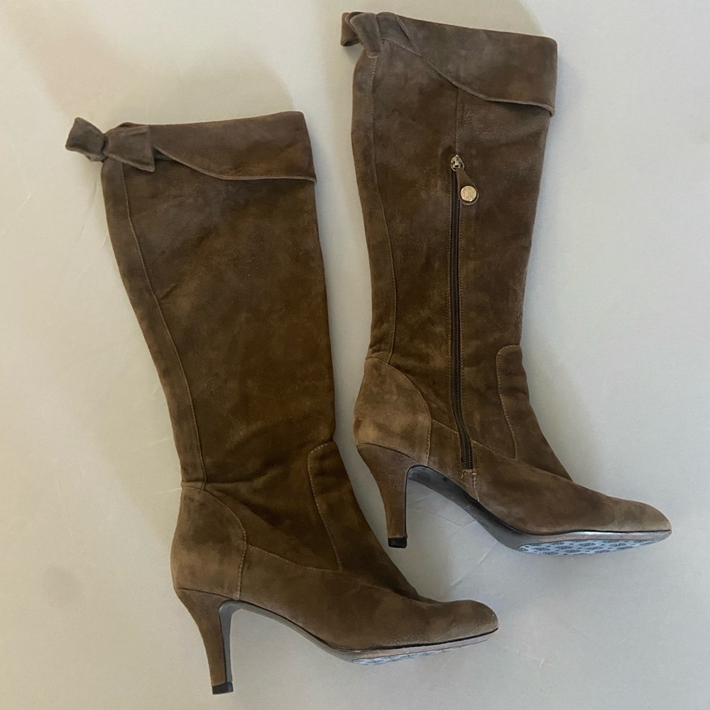 Isola brown shade over the knee boots size 8